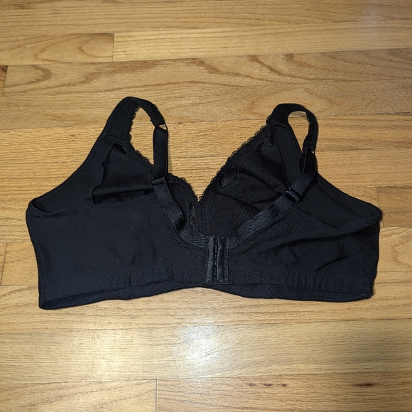 DELIMIRA Women's Wireless Plus Size Bra Unlined Full Coverage Comfort Cotton 46E - Picture 5 of 9